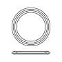 Steel & O'Brien 40MP-1.5-SILICONE-WHITE-O