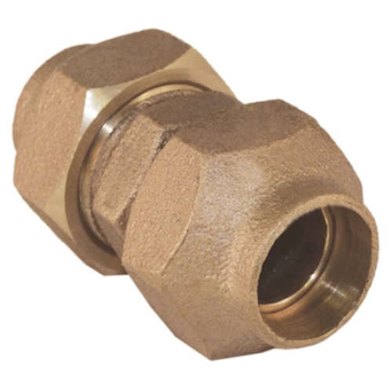 3/8 BRASS FLARE C X C COUPLING