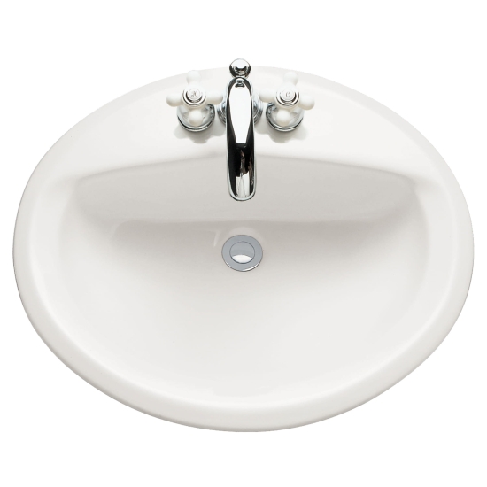 A/S 0476.028.020 AQUALYN WHITE CTOP LAVATORY 4CC VC