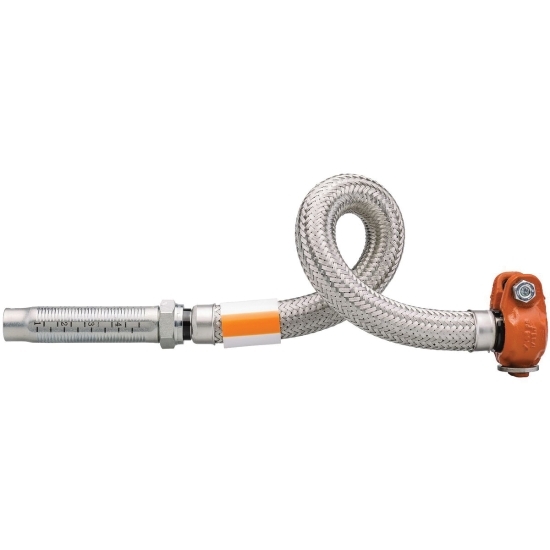 1/2 X 48 VICFLEX AH2CC BRAIDED HOSE ASSEMBLY W/PNTD COUPLING